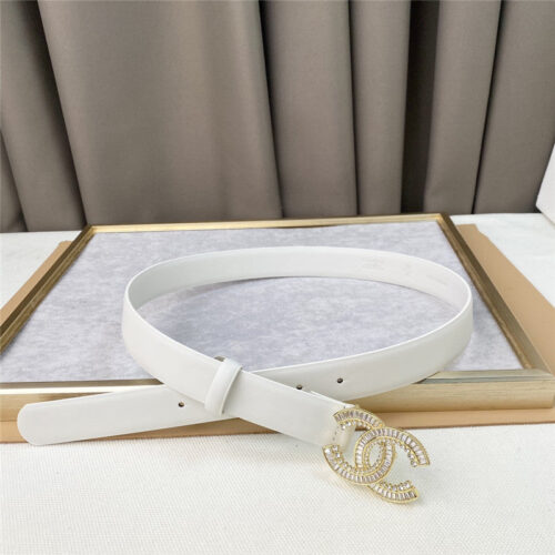 High Quality Luxury Chanel Plain Cowhide 3Cm Versatile Small Belt product detail