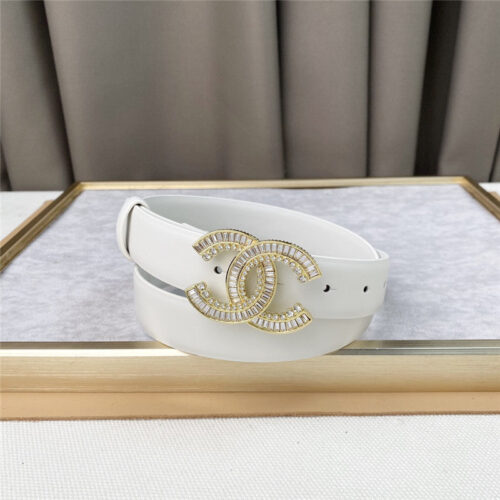 High Quality Luxury Chanel Plain Cowhide 3Cm Versatile Small Belt product detail
