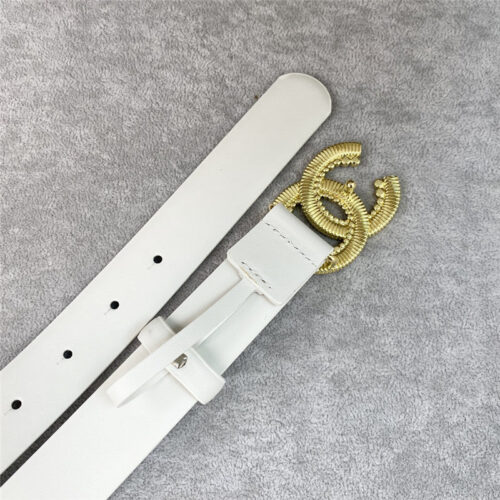 High Quality Luxury Chanel Plain Cowhide 3Cm Versatile Small Belt product detail