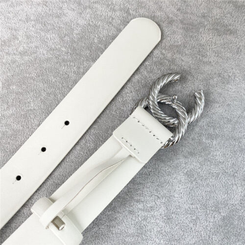 High Quality Luxury Chanel Plain Cowhide 3Cm Versatile Small Belt – Style 57542 product detail