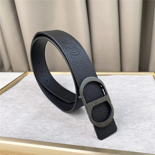 High Quality Luxury Dior Pure Copper Hardware 3.8Cm Wide Belt product detail