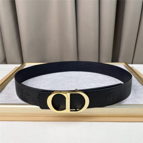 High Quality Luxury Dior Pure Copper Hardware 3.8Cm Wide Belt – Style 95270