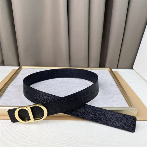 High Quality Luxury Dior Pure Copper Hardware 3.8Cm Wide Belt – Style 95270 alternate view