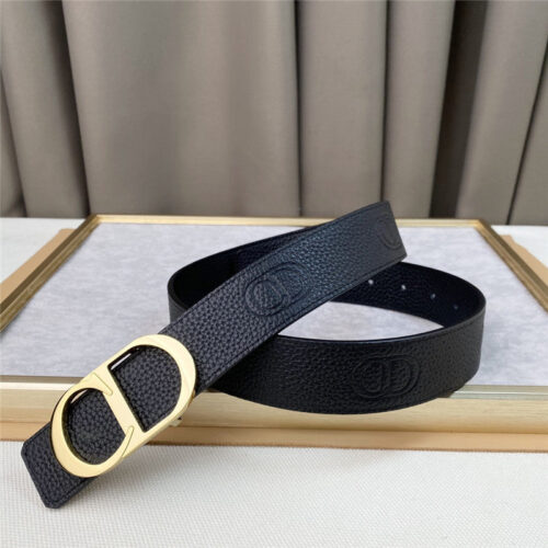 High Quality Luxury Dior Pure Copper Hardware 3.8Cm Wide Belt – Style 95270 product detail