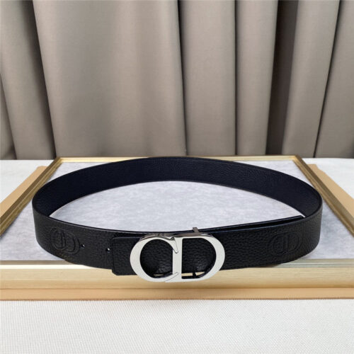 High Quality Luxury Dior Pure Copper Hardware 3.8Cm Wide Belt – Style 28038