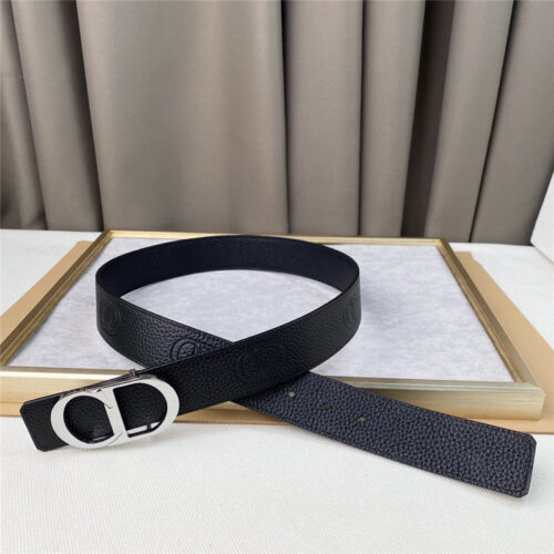 High Quality Luxury Dior Pure Copper Hardware 3.8Cm Wide Belt – Style 28038 alternate view