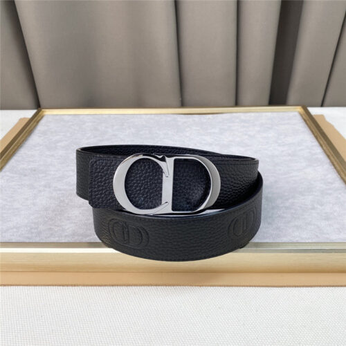 High Quality Luxury Dior Pure Copper Hardware 3.8Cm Wide Belt – Style 28038 product detail