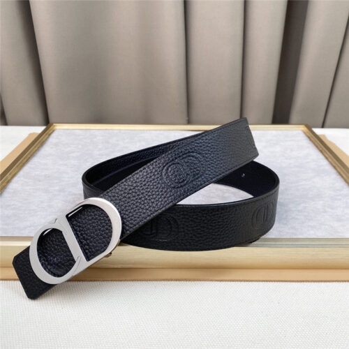 High Quality Luxury Dior Pure Copper Hardware 3.8Cm Wide Belt – Style 28038 product detail