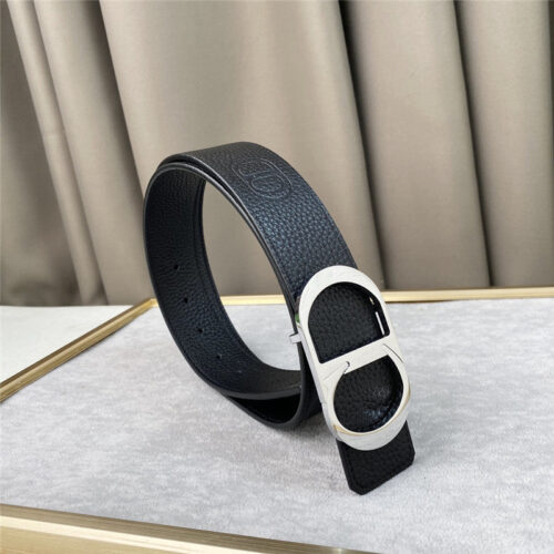 High Quality Luxury Dior Pure Copper Hardware 3.8Cm Wide Belt – Style 28038 product detail