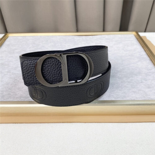 High Quality Luxury Dior Pure Copper Hardware 3.8Cm Wide Belt – Style 60806 alternate view