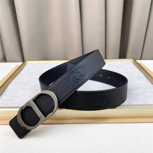 High Quality Luxury Dior Pure Copper Hardware 3.8Cm Wide Belt – Style 60806 product detail