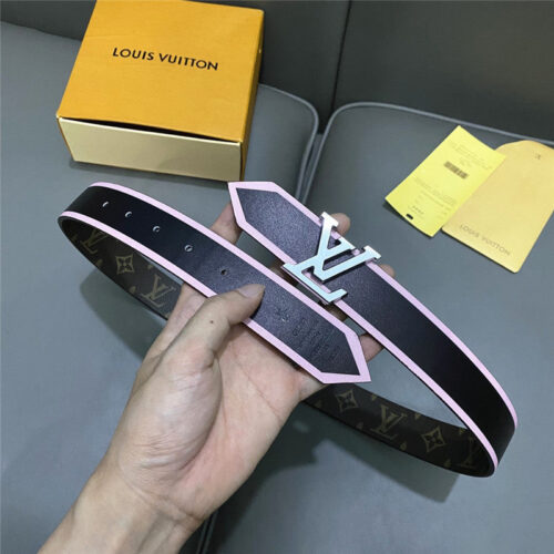 High Quality Luxury Louis Vuitton Classic Old Flower Belt – Style 06886
