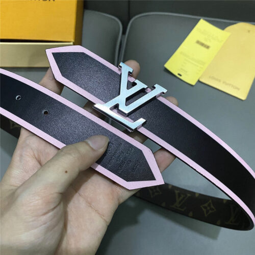 High Quality Luxury Louis Vuitton Classic Old Flower Belt – Style 06886 product detail