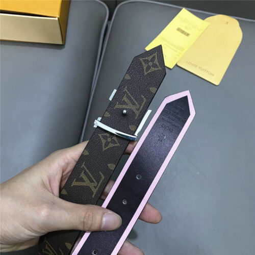 High Quality Luxury Louis Vuitton Classic Old Flower Belt – Style 06886 product detail