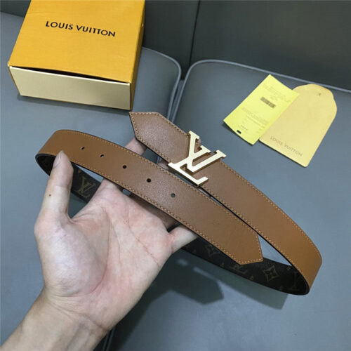 High Quality Luxury Louis Vuitton Classic Old Flower Belt – Style 36262