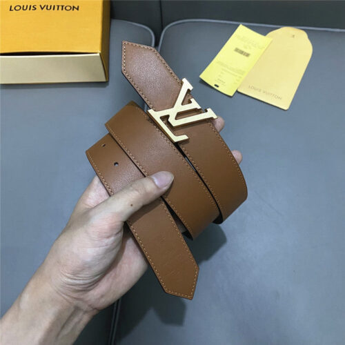 High Quality Luxury Louis Vuitton Classic Old Flower Belt – Style 36262 alternate view