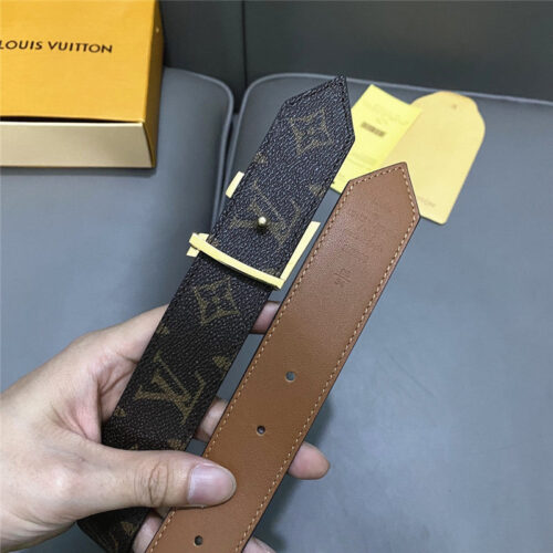High Quality Luxury Louis Vuitton Classic Old Flower Belt – Style 36262 product detail