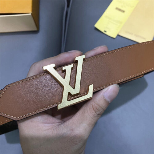 High Quality Luxury Louis Vuitton Classic Old Flower Belt – Style 36262 product detail