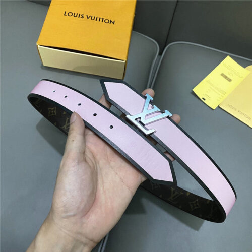 High Quality Luxury Louis Vuitton Classic Old Flower Belt – Style 32870
