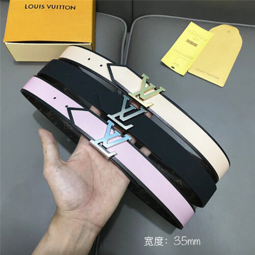 High Quality Luxury Louis Vuitton Classic Old Flower Belt – Style 32870 product detail