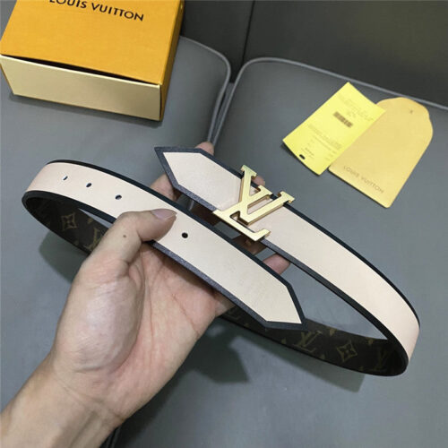 High Quality Luxury Louis Vuitton Classic Old Flower Belt – Style 65638