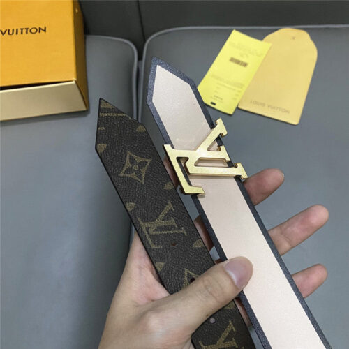 High Quality Luxury Louis Vuitton Classic Old Flower Belt – Style 65638 product detail