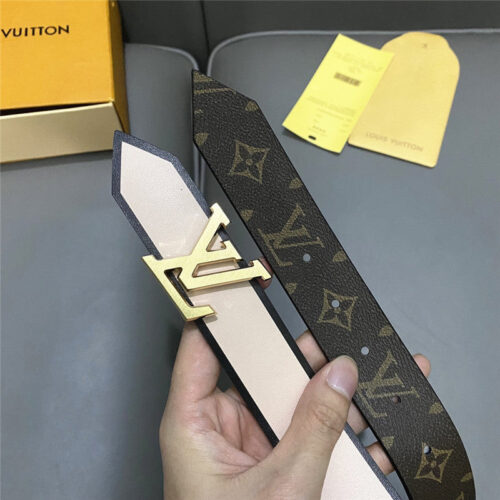 High Quality Luxury Louis Vuitton Classic Old Flower Belt – Style 65638 product detail