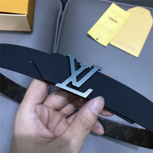 High Quality Luxury Louis Vuitton Classic Old Flower Belt – Style 63942 alternate view