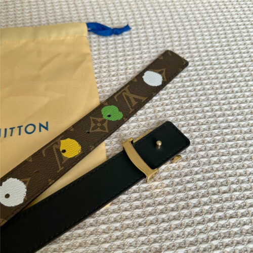 High Quality Luxury Louis Vuitton New Gradient Pattern Womens Belt product detail