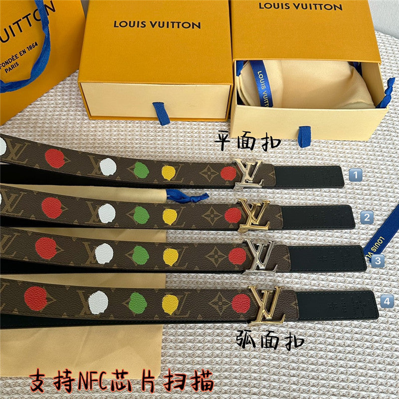 High Quality Luxury Louis Vuitton New Gradient Pattern Womens Belt product detail