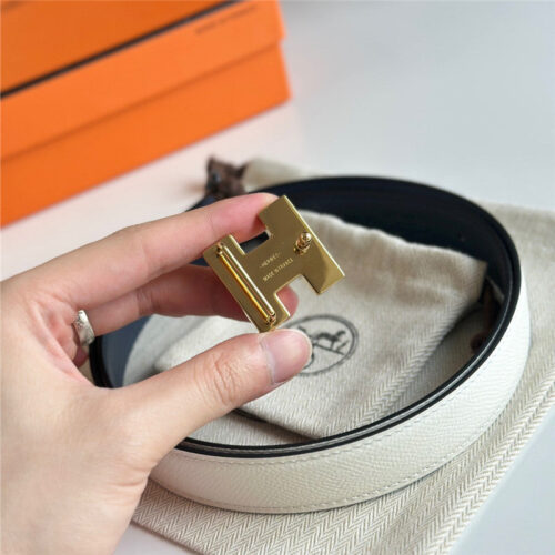 High Quality Luxury Hermes Womens Boutique Reversible Belt – Style 92230 product detail