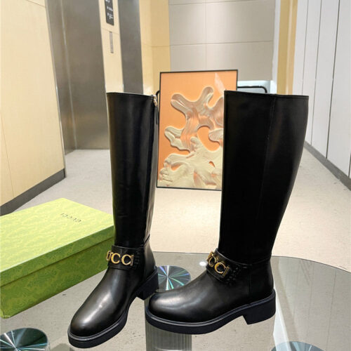 High Quality Luxury Gucci New Autumn And Winter Womens Martin Boots – Style 39123 alternate view
