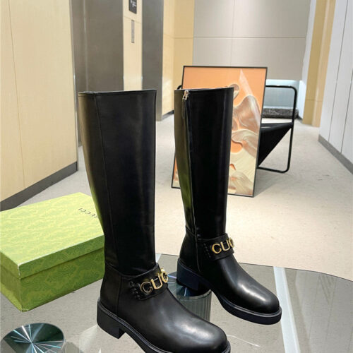 High Quality Luxury Gucci New Autumn And Winter Womens Martin Boots – Style 39123 product detail