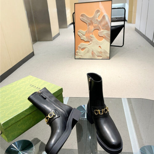 High Quality Luxury Gucci New Autumn And Winter Womens Martin Boots – Style 71891 product detail