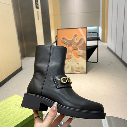 High Quality Luxury Gucci New Autumn And Winter Womens Martin Boots – Style 71891 product detail