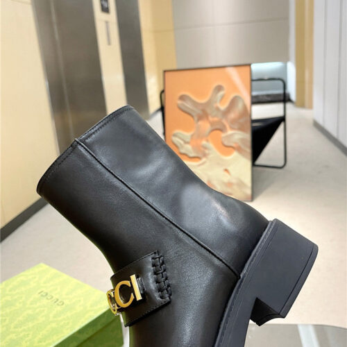 High Quality Luxury Gucci New Autumn And Winter Womens Martin Boots – Style 71891 product detail