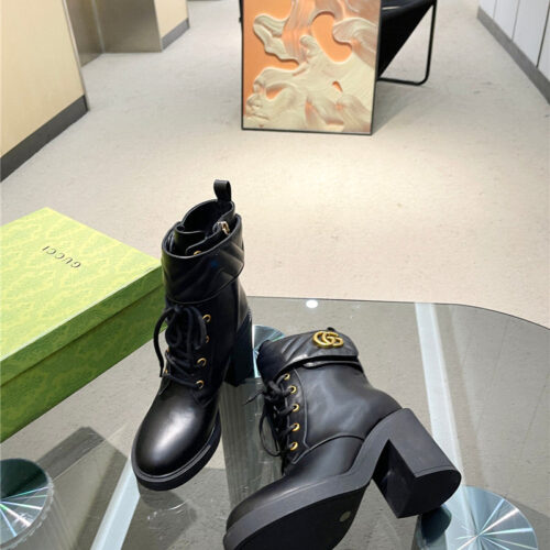 High Quality Luxury Gucci New Autumn And Winter Womens Martin Boots product detail
