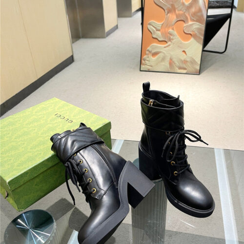 High Quality Luxury Gucci New Autumn And Winter Womens Martin Boots product detail