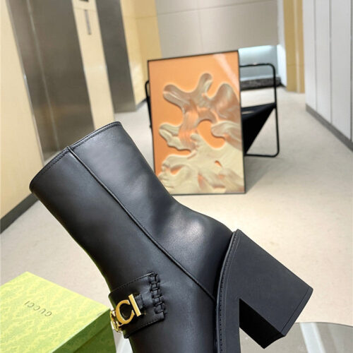 High Quality Luxury Gucci New Autumn And Winter Womens Martin Boots – Style 37427 product detail