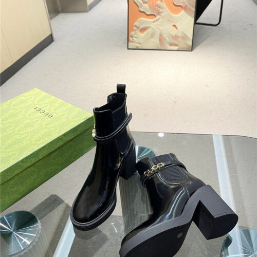 High Quality Luxury Gucci New Autumn And Winter Womens Martin Boots – Style 70195 product detail
