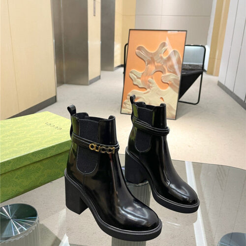 High Quality Luxury Gucci New Autumn And Winter Womens Martin Boots – Style 70195 alternate view