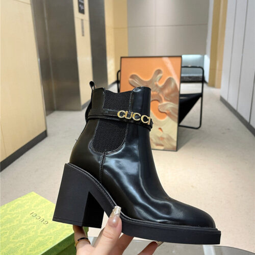 High Quality Luxury Gucci New Autumn And Winter Womens Martin Boots – Style 70195 product detail