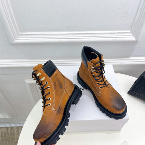 High Quality Luxury Givenchy’s New Autumn And Winter Couple’s Large Yellow Boots product detail