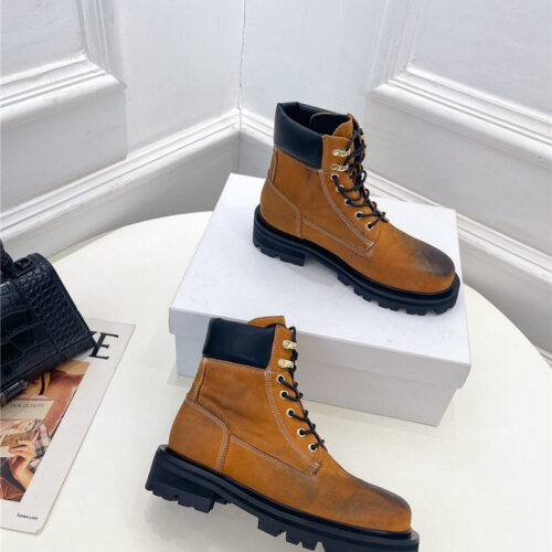 High Quality Luxury Givenchy’s New Autumn And Winter Couple’s Large Yellow Boots product detail
