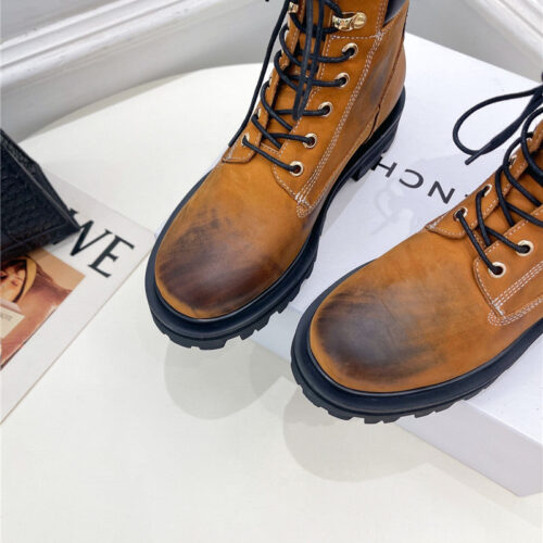 High Quality Luxury Givenchy’s New Autumn And Winter Couple’s Large Yellow Boots product detail