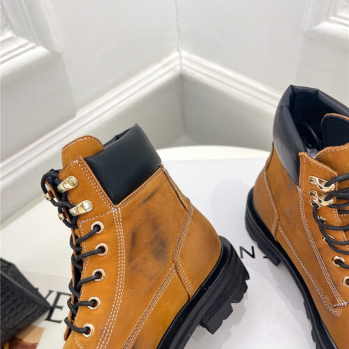 High Quality Luxury Givenchy’s New Autumn And Winter Couple’s Large Yellow Boots product detail