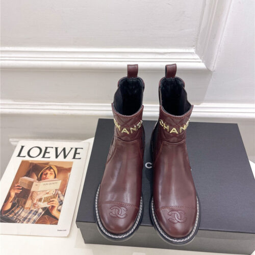 High Quality Luxury Chanel Counter Catwalk Style Motorcycle Boots – Style 19846 product detail