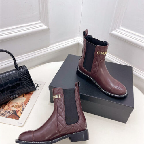 High Quality Luxury Chanel Counter Catwalk Style Motorcycle Boots – Style 19846 product detail