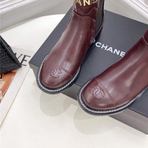 High Quality Luxury Chanel Counter Catwalk Style Motorcycle Boots – Style 19846 product detail