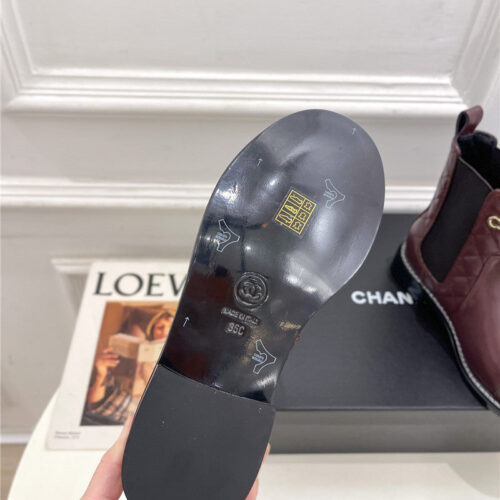 High Quality Luxury Chanel Counter Catwalk Style Motorcycle Boots – Style 19846 product detail
